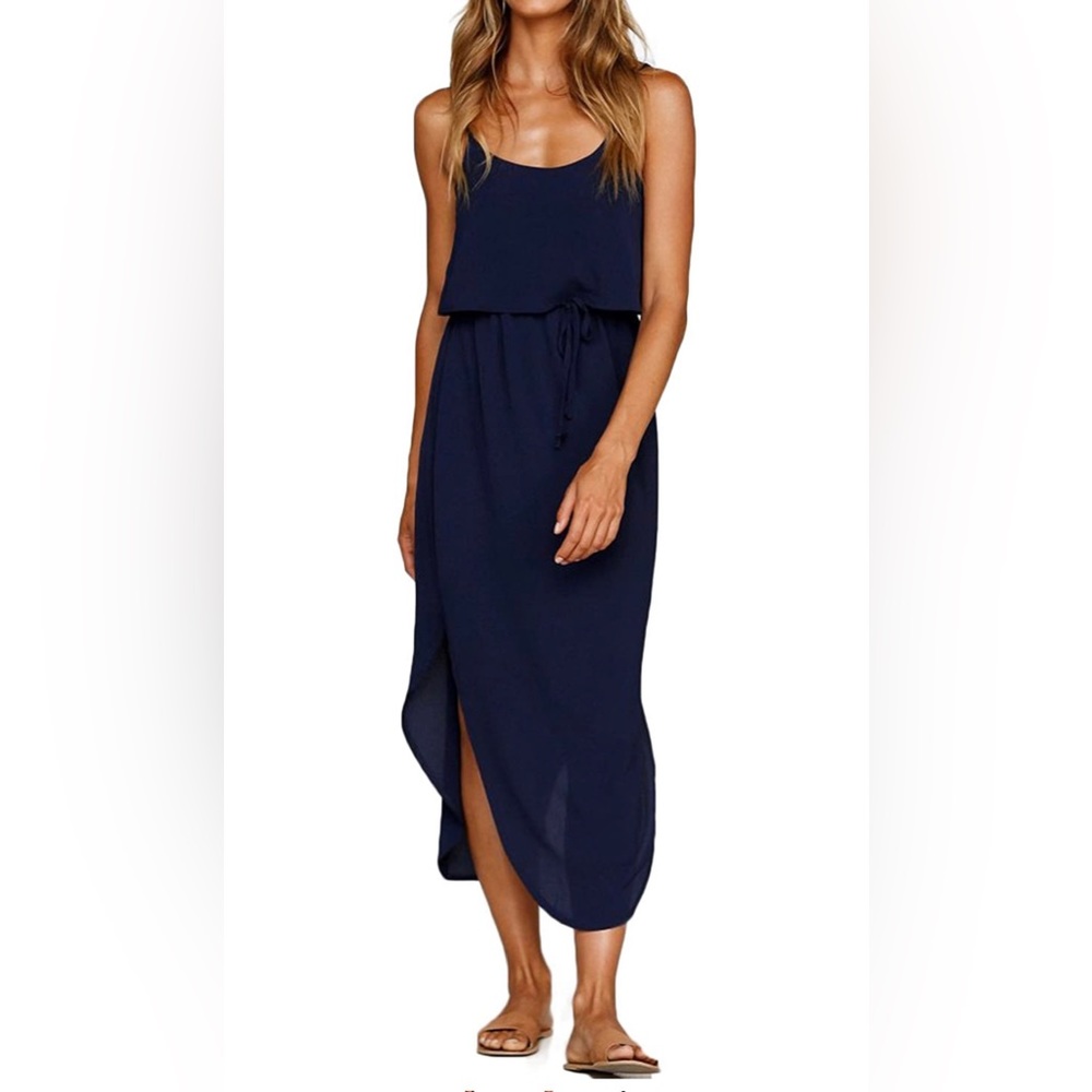Navy blue dress